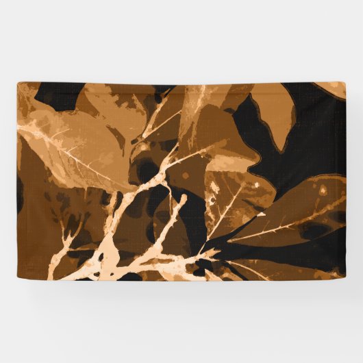 秋の色、葉6 横断幕 (横)