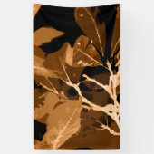 秋の色、葉6 横断幕 (縦)