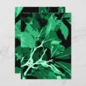 秋の色、葉7 ポストカード (正面/裏面)