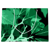 秋の色、葉7 ラージペーパーバッグ (正面)