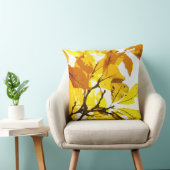 秋の色、葉 クッション (椅子)