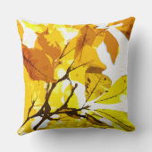 秋の色、葉 クッション (裏面)