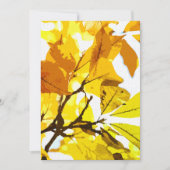 秋の色、葉 サンキューカード (正面)