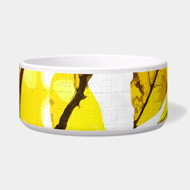 秋の色、葉 ボウル (正面)