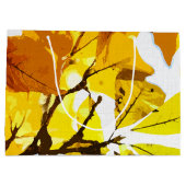 秋の色、葉 ラージペーパーバッグ (裏面)