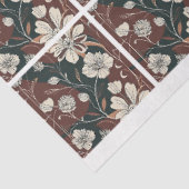 秋の花々の切り離し 薄葉紙 (詳細)