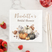 秋の花とカボチャの水彩秋 (インサイチュ)