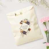 秋の花とパンパスグラス結婚ズ フェイバーバッグ (封をした状態)