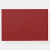 秋の花とパンプキンス結婚ズゲストブック ゲストブック (裏面)