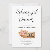 秋の花と木のサインリハーサル 招待状 (正面)