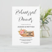 秋の花と木のサインリハーサル 招待状 (スタンド正面)