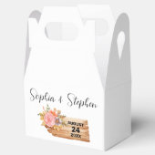 秋の花と木のサイン フェイバーボックス (オープン)