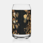 秋の花と木1884飾日本のりアート ガラス缶 (左)