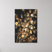 秋の花と木1884飾日本のりアート キャンバスプリント (正面)