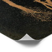 秋の花と木1884飾日本のりアート ポスター (角)