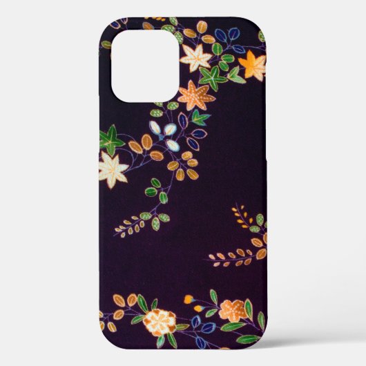 秋の花と葉、日本のデザイン Case-Mate iPhoneケース (裏面)