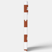 秋の花のギンガムチェックパターン Case-Mate iPhoneケース (裏面 / 右)