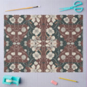 秋の花の切り離し 薄葉紙 (クラフト)