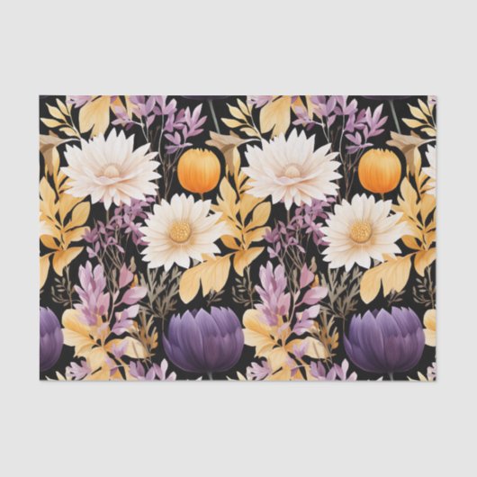 秋の花の秋デコページ 薄葉紙 (正面)