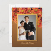 秋の花はがきを保存 案内ポストカード (正面/裏面)