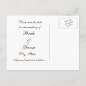 秋の花はがきを保存 案内ポストカード (裏面)