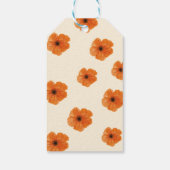 秋の花をイメージしたウェディングシャワーのギフトタグ ギフトタグ (裏面)