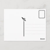 秋の花を覚えていて  ポストカード (裏面)