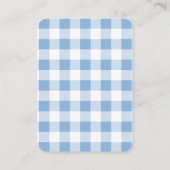 秋の花エレガント赤ちゃんシャワー本を持って来る エンクロージャーカード (裏面)