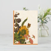 秋の花カラフルが感謝祭にめでたく シーズンカード (スタンド正面)