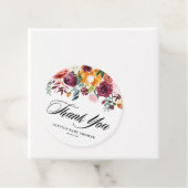 秋の花ガーランド　ベビーシャワー　サンキュー フェイバータグ (インサイチュ)