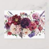 秋の花ダリアバンチ詳細囲い エンクロージャーカード (裏面)