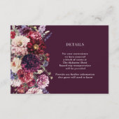 秋の花ダリアバンチ詳細囲い エンクロージャーカード (正面)