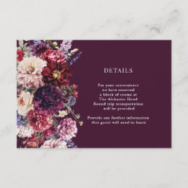 秋の花ダリアバンチ詳細囲い エンクロージャーカード