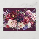 秋の花ダリアバンチ詳細囲い エンクロージャーカード (裏面)