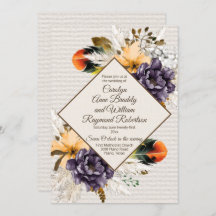 秋の花パンパスグラスと羽結婚の花