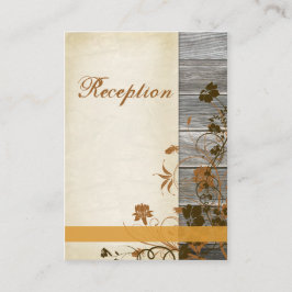 秋の花フェイク木囲みカード2 エンクロージャーカード