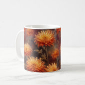 秋の花マグカップ コーヒーマグカップ (正面左)