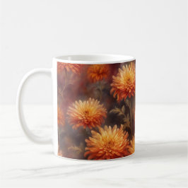 秋の花マグカップ コーヒーマグカップ