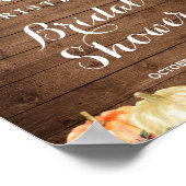 秋の花モasonジャー ライト ブライダルシャワー サイン (角)