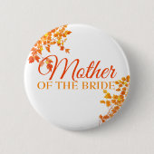 秋の花嫁の母 缶バッジ (正面)