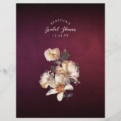 秋の花嫁ゲーム 秋の花 フラワー シャワー (裏面)