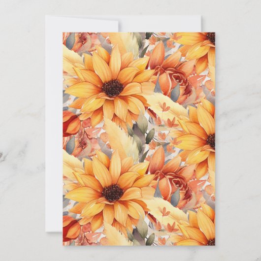 秋の花感謝祭 招待状 (裏面)