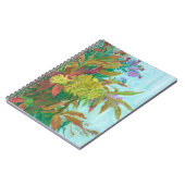 秋の花束と菊と紅葉 ノートブック (左側)