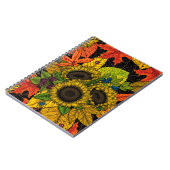 秋の花束オンブラック ノートブック (左側)