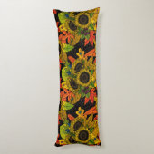 秋の花束オンブラック ボディピロー (裏面 (縦))