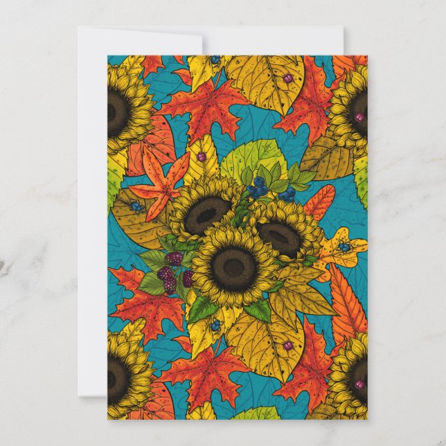 秋の花束オンブルー (正面)