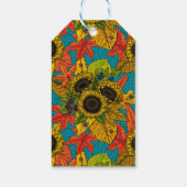 秋の花束オンブルー ギフトタグ (裏面)