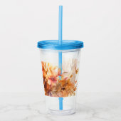 秋の花束 アクリルタンブラー (正面)