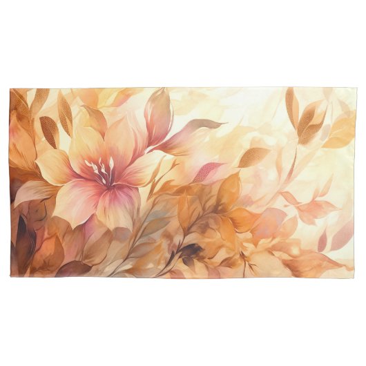 秋の花束 枕カバー (正面)