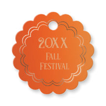 秋の花模様メッセージカード